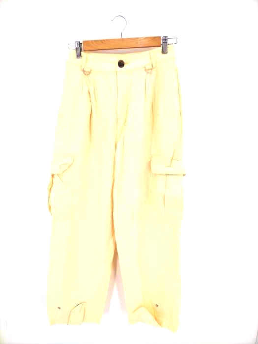 スロー バイ スライ THROW by SLY COTTON LINEN OVER WORK パンツ レディース JPN：1