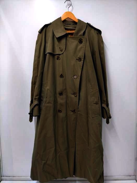 バーバリーズ BURBERRYS 80s MADE IN ENGLAND 裏地ノヴァチェック玉虫トレンチコート ライナー付き MARUZEN TOKYO メンズ 表記無