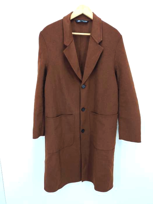ザラ ZARA チェスターコート メンズ US：38