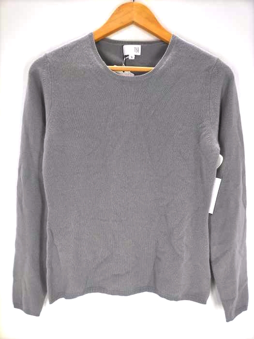 セイ TSE カシミヤ 100 クルーネック ニット レディース import：M