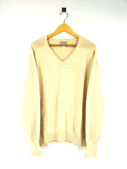 エルエルビーン L.L.Bean 80S USA製 コットンニット メンズ JPN:L