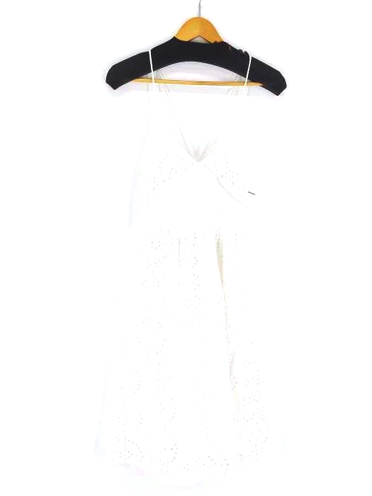 ザラ ZARA DRESS WITH CUTWORK EMBROIDERY レディース import：M