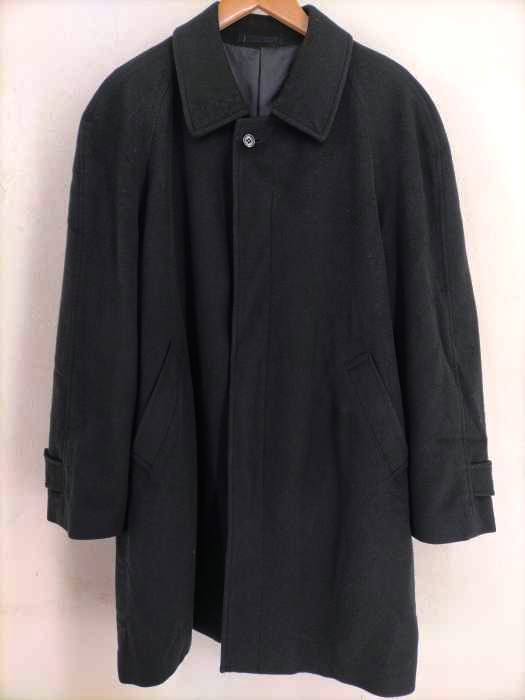 ユーズドフルギ USED古着 {{SUKIPIO}} カシミヤ混 ハーフステンカラーウールコート メンズ JPN：L