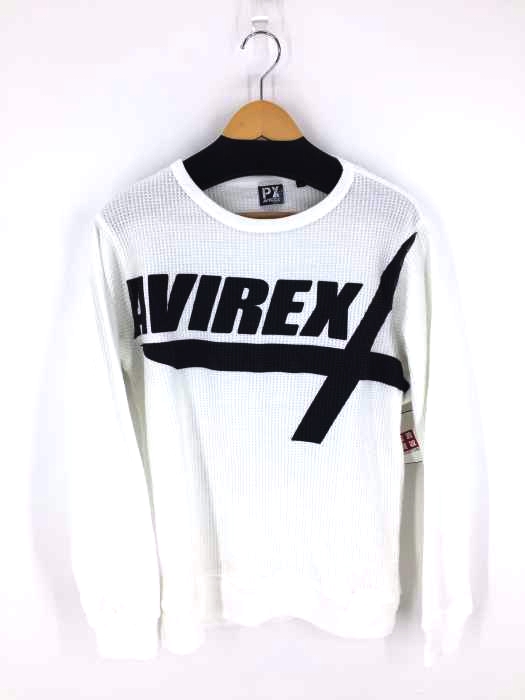 PX AVIREX(ピーエックス アヴィレックス) ワッフルプリントクルーシャツ メンズ トップス Tシャツ・カットソー