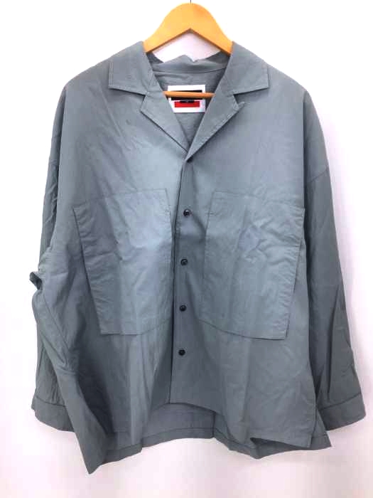 MAISON SPECIAL(メゾンスペシャル) 21SS ヴィンテージツイルプライムオーバーオープンカラーシャツ メンズ JPN:M