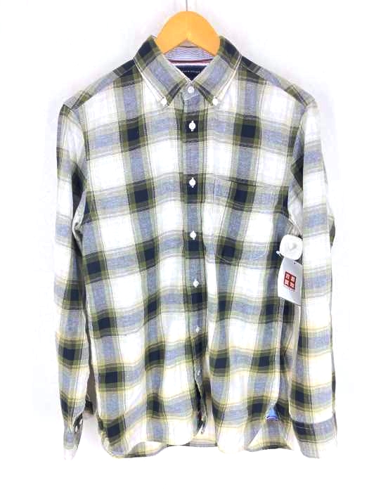 TOMMY HILFIGER(トミーヒルフィガー) Cotton Linen Regular Fit Check Shirt メンズ JPN：S