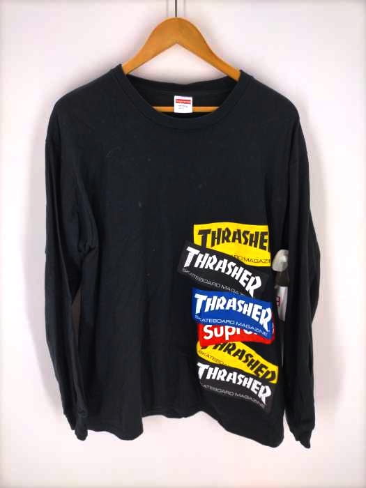 Supreme(シュプリーム) 21AW Multi logo L/S Tee メンズ JPN：L