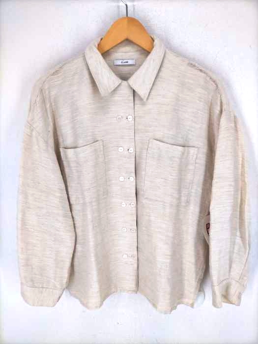 CLANE(クラネ) 20SS LINEN W BUTTON SHIRT レディース JPN：2