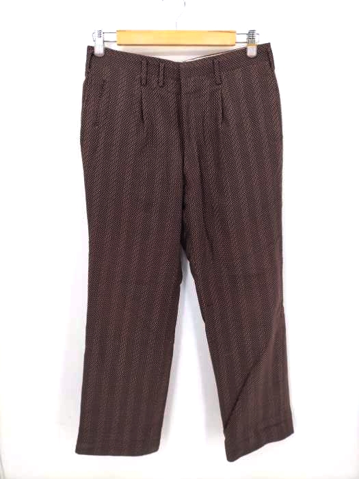 USED古着(ユーズドフルギ) j&j minnis of london ロケットtalon 1タックドット柄スラックスパンツ メンズ 表記無
