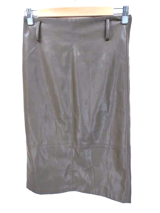 ZARA BASIC(ザラベーシック) PUレザー タイトスカート レディース JPN：S