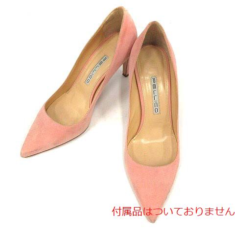 PELLICO(ペリーコ) パンプス スエード ポインテッドトゥ ハイヒール 36 23cm ピンク /YI34 レディース  36（23cm）