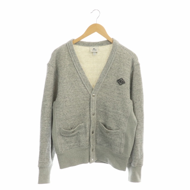 Lacoste Live(ラコステライブ) カーディガン ワッペン 長袖 S グレー /MF メンズ メンズ  S