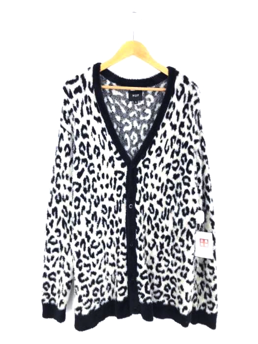 HUF(ハフ) 21AW SNOW LEOPARD CARDIGAN メンズ JPN：XL