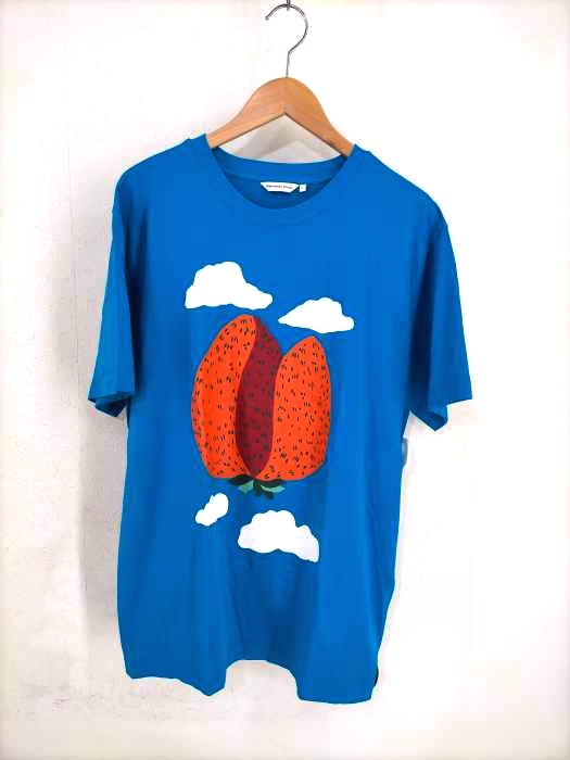 marimekko(マリメッコ) 21SS KIOSKI LIUSKE MANSIKKAVUORET PLACEMENT Print T-shirt レディース JPN：XL