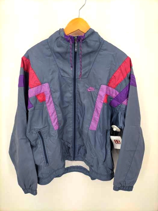 NIKE(ナイキ) 90S グレータグ マルチカラーナイロンジャケット メンズ JPN：M