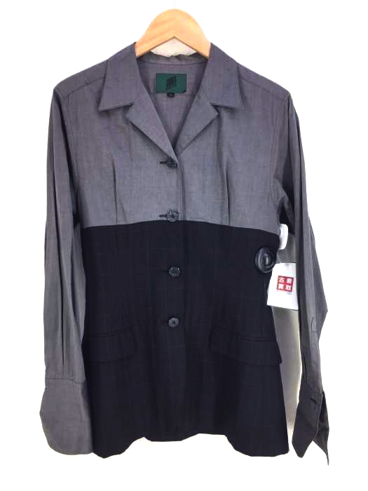 JUNIOR GAULTIER(ジュニアゴルチェ) ヴィンテージ 切替4Bシャツジャケット レディース  40