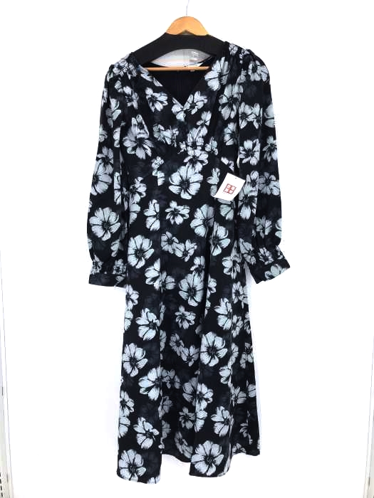 マウジー moussy MONOTONE FLOWER DRESS レディース  1