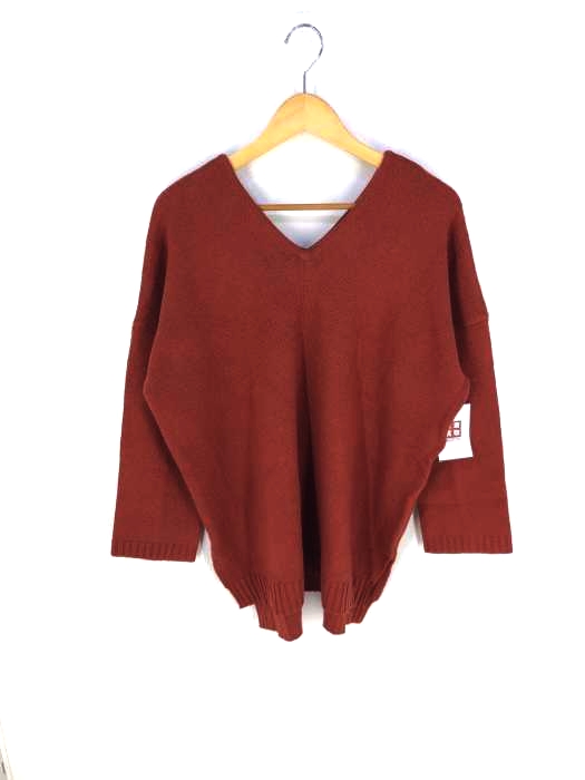 moussy(マウジー) COMFY LOOSE V KNIT レディース  FREE