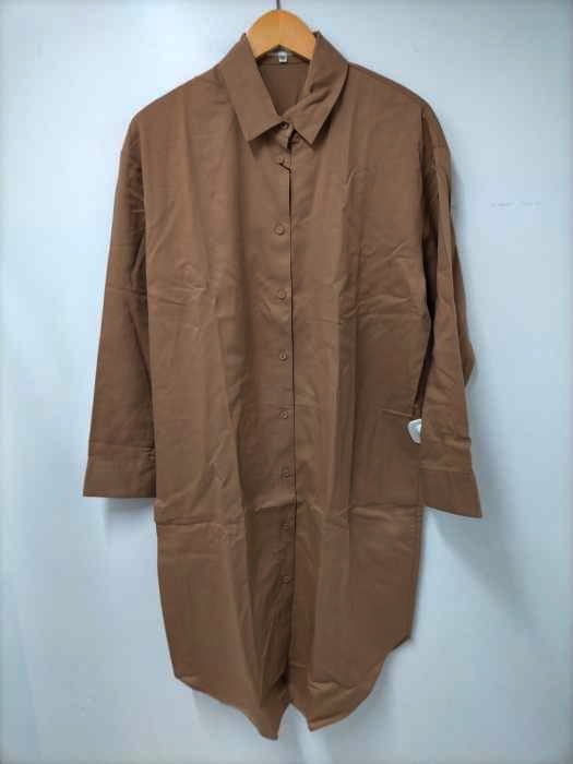 moussy(マウジー) LONG SHIRT DRESS レディース  FREE