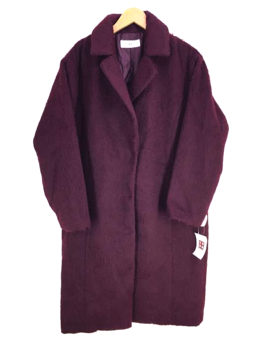 スライ SLY SHAGGY CHECK OVER COAT レディース  2