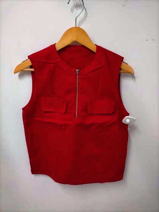 LAGUA GEM(ラグアジェム) CHEST POCKET NOSLEEVE BLOUSE レディース  S