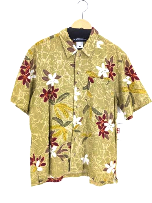 Columbia(コロンビア) 花柄 リネンコットン S/Sシャツ メンズ  S