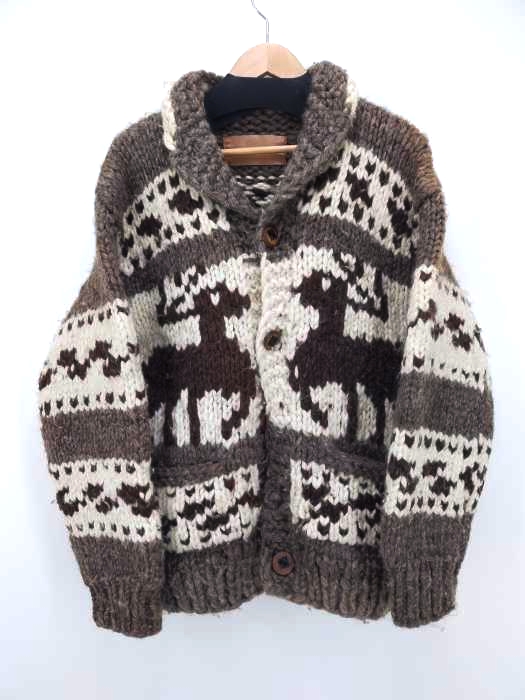 USED古着(ユーズドフルギ) MADE IN CANADA ノルディックカウチンニット メンズ 表記無