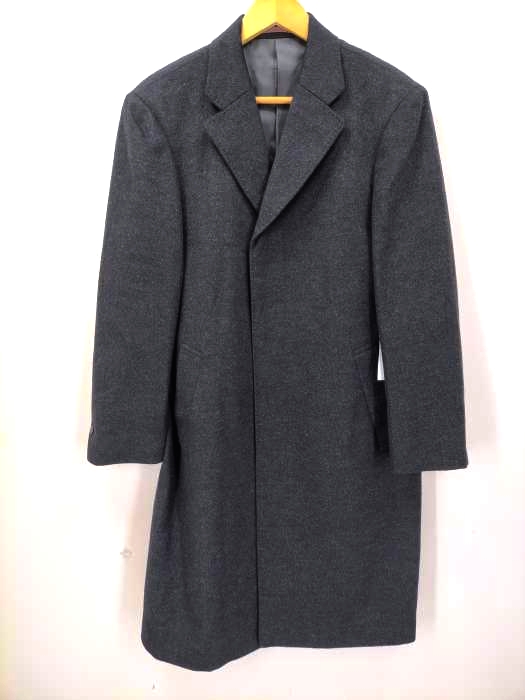 ユーズドフルギ USED古着 カシミヤ混 チェスターコート メンズ JPN：S
