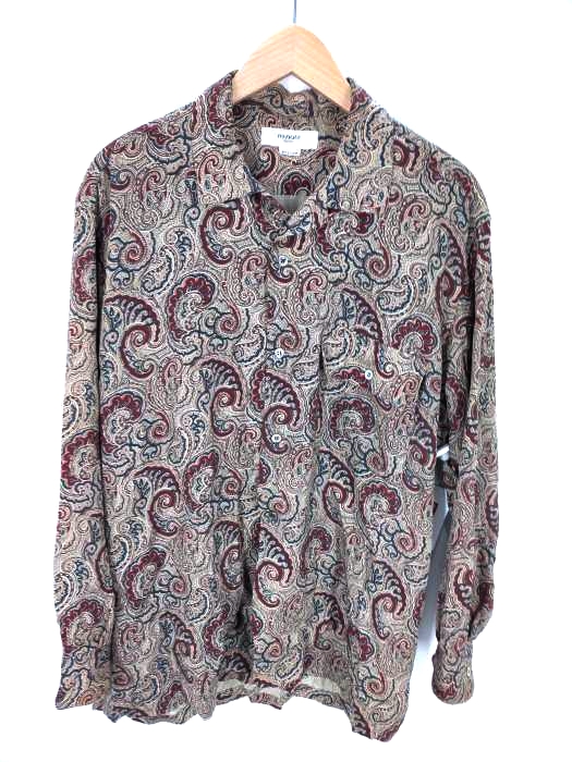 ユーズドフルギ USED古着 MCNUTT GENTS ペイズリー総柄シャツ メンズ JPN：M