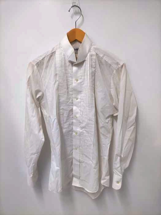 ユーズドフルギ USED古着 {{CHAPLIN}} フリルシャツ メンズ JPN：S