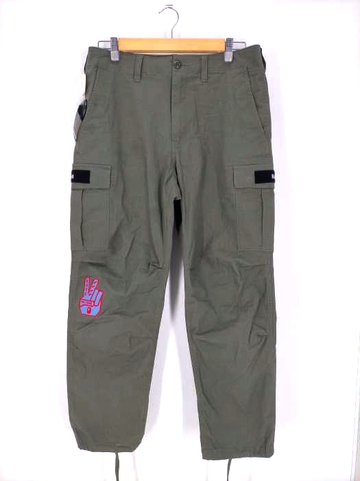 アベイシングエイプ A BATHING APE BAPE WIDE FIT 6 POCKET PANTS メンズ  M