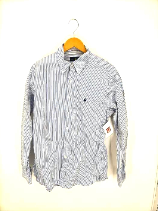 ラルフローレン RALPH LAUREN スモールポニー ストライプ ボタンダウンシャツ メンズ 16 1/2 42