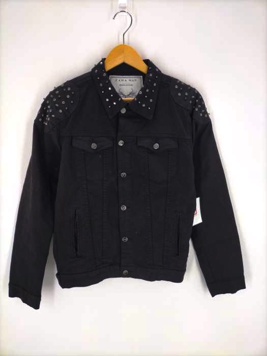 ザラマン ZARA MAN スタッズデザインデニムジャケット メンズ JPN：M