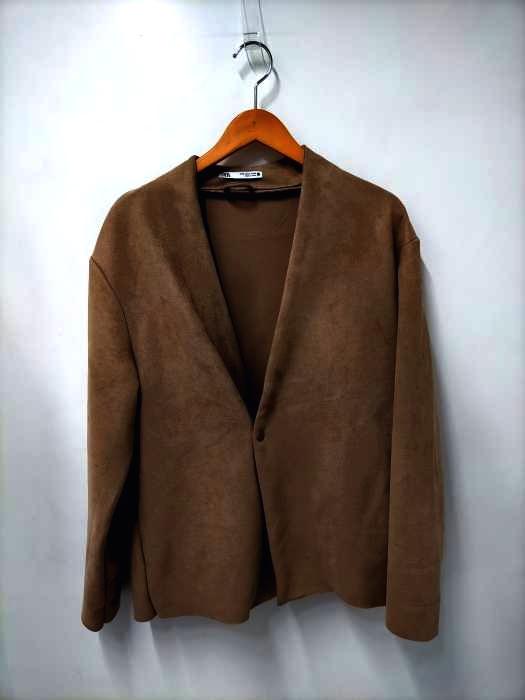 ザラ ZARA ノーカラージャケット レディース JPN：S