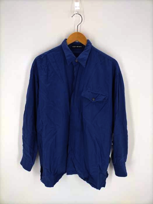 イッセイミヤケ ISSEY MIYAKE レーヨン100比翼シャツ メンズ JPN：L