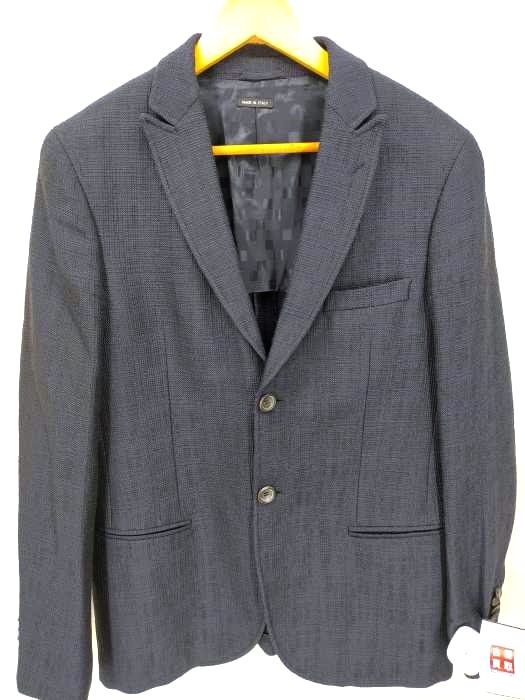 ジョルジオアルマーニ Giorgio Armani シルクウール ニットテーラードジャケット メンズ JPN：48