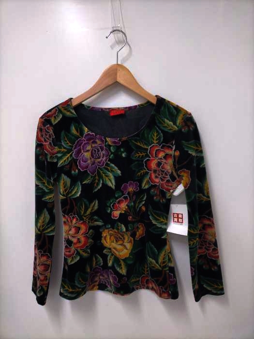ケンゾーパリス KENZO PARIS  花柄ベロアカットソー レディース 表記無