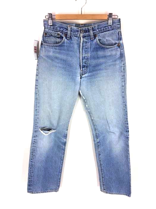Levis(リーバイス) 501 83年 黒カンヌキ 558番工場 ダメージデニムパンツ メンズ  W30L34