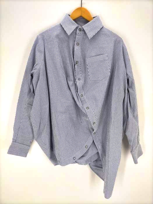 ANREALAGE(アンリアレイジ) 21AW STRIPE BALL SHIRTS メンズ JPN:48