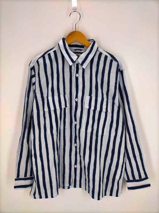 Levis(リーバイス) 20SS インディゴ染めストライプ ボックスシャツ メンズ JPN:L