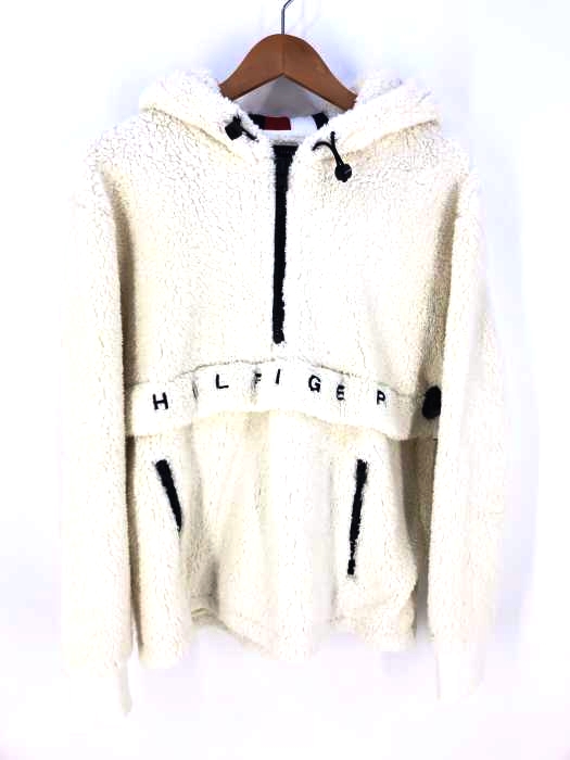 トミーヒルフィガー TOMMY HILFIGER ハーフジッププルオーバーパーカー メンズ JPN：XL