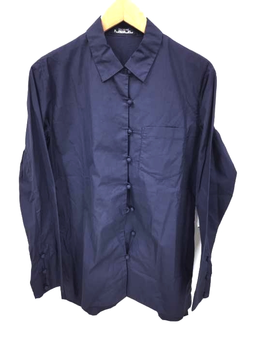 ISSEY MIYAKE PERMANENTE(イッセイミヤケ) サイドスリット チャイナ シャツ メンズ JPN：2