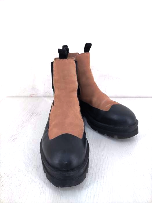JVAM(ジェーヴィエーエム) CHUNKY CHELSEA BOOT NUBUK レザー×ラバー サイドゴアブーツ レディース JPN:39