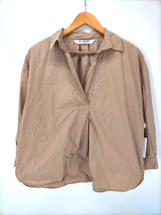 Ray BEAMS(レイビームス) Bigシルエット スキッパー プルオーバー シャツ レディース ONE SIZE