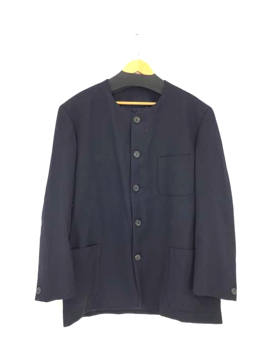 Ys for men(ワイズフォーメン) 94AW 茶タグ ノーカラーウールギャバジャケット メンズ JPN：M