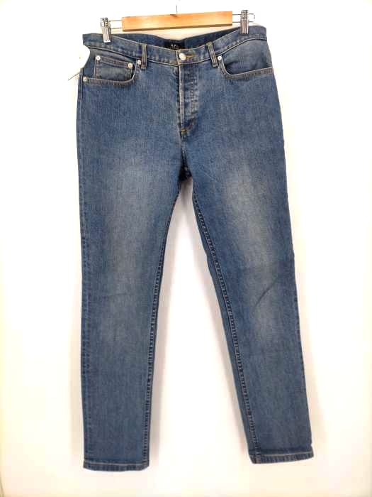 A.P.C.(アーペーセー) PETIT NEW STANDARD 5Pボタンフライストレートデニム メンズ  32
