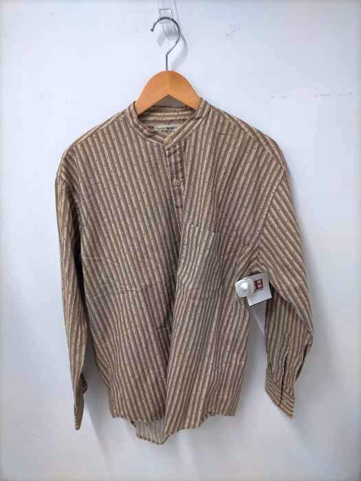USED古着(ユーズドフルギ) 総柄スタンドカラー長袖シャツ メンズ JPN：M