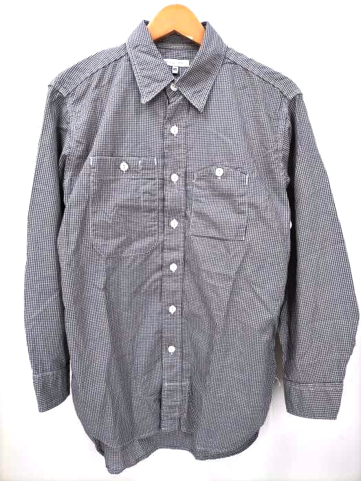 エンジニアードガーメンツ Engineered Garments work shirt small gingam broadcloth メンズ JPN：XS