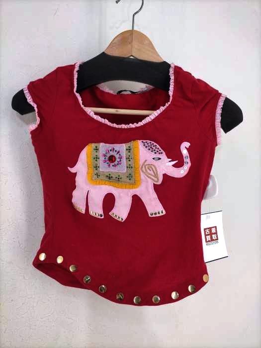 MOSCHINO(モスキーノ) ゾウ刺繍装飾フリルTシャツ レディース JPN：40
