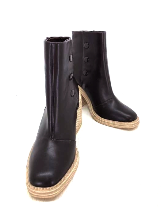 moussy(マウジー) SQUARE TOE BOOTS レディース  S